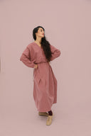 Falda Aragón Vichy Rosa Malva