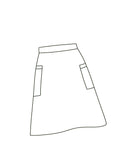 boceto falda matilla