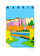 Ilustración A5/A4 Río Manzanares de Kike Ibáñez