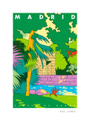 Ilustración A5/A4 Templo de Debod de Kike Ibáñez