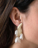 pendientes MRLaspiur ISLA blanco, impresos en 3D, auto regalos, tiendas en Madrid