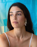 pendientes MRLaspiur ISLA blanco, impresos en 3D, auto regalos, tiendas en Madrid