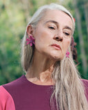 MRLASPIUR-ulia, diseño de flor color morado, diseños divertidos, moda lentita