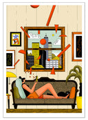 Ilustración A4 Reading de Malota