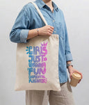 Miss Poppy tote bag fabric The Revolution