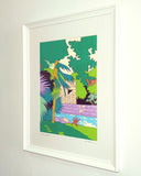 Ilustración A5/A4 Templo de Debod de Kike Ibáñez