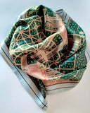 Pañuelo Jardines 70x70 cm de Luján Marcos