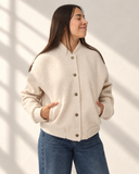 Chaqueta bomber crema MÃE