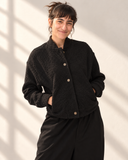 Chaqueta bomber negra MÃE