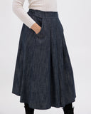 MÄE FW2025 Falda vaquera larga M001