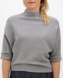 Jersey punto cuello alto gris MÃE