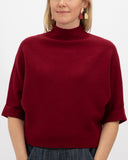 Jersey punto cuello azul MÃE