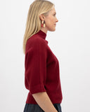 Jersey punto cuello azul MÃE