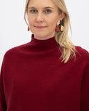 Jersey punto cuello azul MÃE