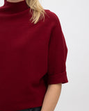 Jersey punto cuello azul MÃE