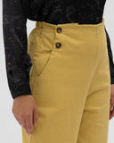 Pantalón botones entretiempo mostaza MÃE