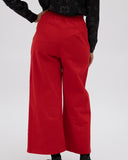 Pantalón botones entretiempo rojo MÃE