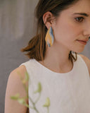 Pendientes Jana-Bira Amanecer grande MARÍA TORNÉ, Pendientes de porcelana y plata, moda responsable, 
moda original