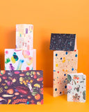 pack 5 cuadernos pequeños + 1 cuaderno grande - peSeta, accesorios coloridos, accesorios originales