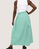 Falda Aragón Vichy Menta Manzana
