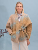 Chaqueta Kimono pelito azul cielo