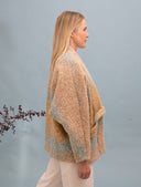 Chaqueta Kimono pelito azul cielo