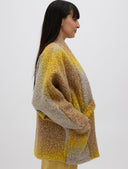 Chaqueta Kimono pelito mostaza