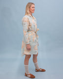 Vestido Padova Mapa azul