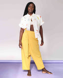 Touzaline Plain Yellow Long Trousers