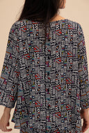 Camisa estampada de manga francesa Dolo Casamance