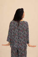 Camisa estampada de manga francesa Dolo Casamance