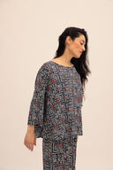 Camisa estampada de manga francesa Dolo Casamance