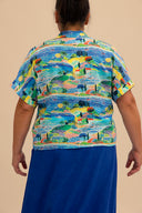 Camisa estampada de manga corta Ilheus PR