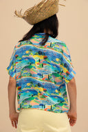 Camisa estampada de manga corta Ilheus PR