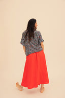 Camisa estampada de manga corta Ilheus Casamance