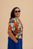 Camisa estampada de manga corta Ilheus Sabor