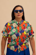 Camisa estampada de manga corta Ilheus Sabor
