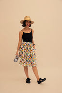Falda larga estampada Matilla Salsa