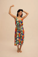 Vestido de tirantes Oliva Nova Sabor