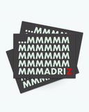 Postal MMMMadriz gris de Luján Marcos