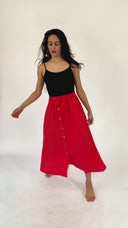 Falda rojo verano 26 MÃE