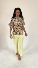 Camisa estampada de manga corta Ilheus Salsa