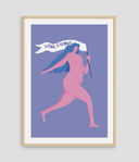 Miss Poppy illustration Future is female pink