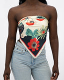 Viva pañuelo Flores espejo