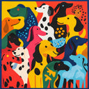 Viva pañuelo Perros